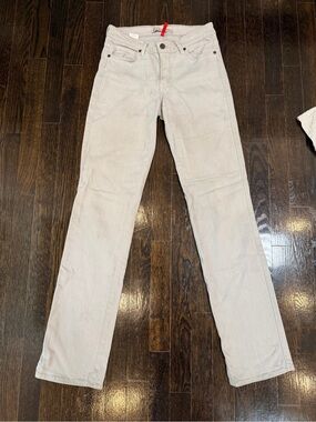 Cookie Johnson gray straight jeans